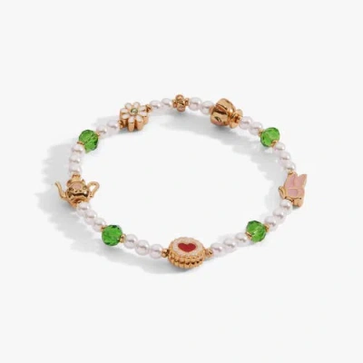 Alex And Ani Tea Party Beaded Stretch Bracelet In Multi