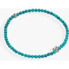 Alex And Ani Turquoise Heart Mini Stretch Bracelet