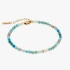 Alex And Ani Turquoise Ombre Semi-precious Beaded Anklet