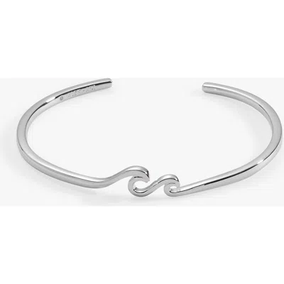 Alex And Ani Wave Cuff In Metallic