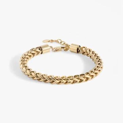 Alex And Ani Wheat Chain  Bracelet In Gold