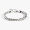 Alex And Ani Wheat Chain  Bracelet In Silver
