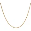 Alex And Ani Wheat Chain Layering Necklace In Gold
