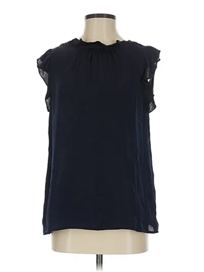 Pre-owned Alex & Lili Sleeveless Blouse In Blue