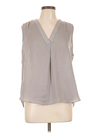 Pre-owned Alex & Lili Sleeveless Blouse In Gray