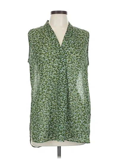 Pre-owned Alex & Lili Sleeveless Blouse In Green