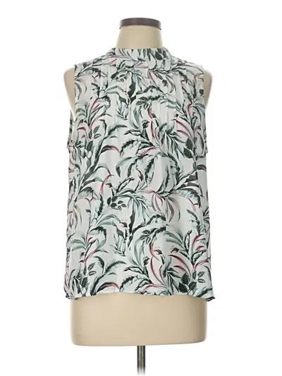 Pre-owned Alex & Lili Sleeveless Blouse In Green