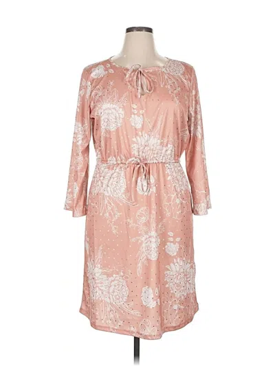 Pre-owned Alex & Parker Casual Dress In Pink