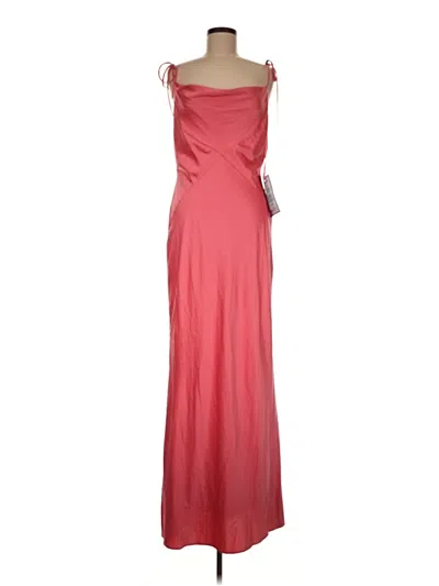 Alex & Sophia Casual Dress In Red