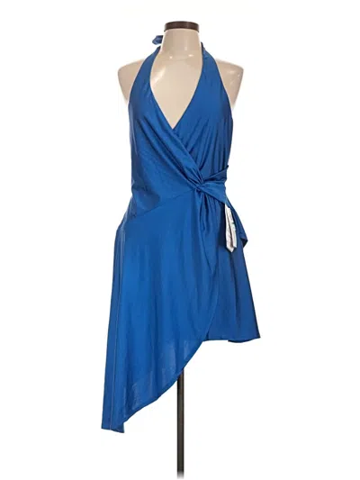 Alex & Sophia Cocktail Dress In Blue