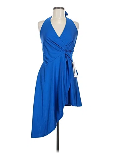 Pre-owned Alex & Sophia Cocktail Dress In Blue