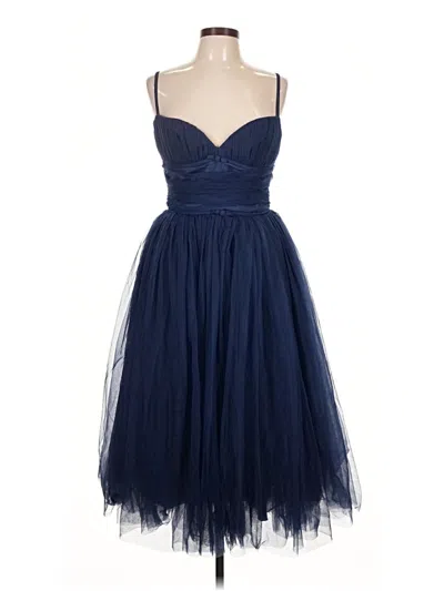 Pre-owned Alex & Sophia Cocktail Dress In Blue
