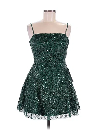 Alex & Sophia Cocktail Dress In Green