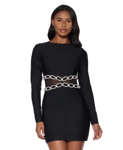 Alex & Sophia Junior's Mini Dress In Black