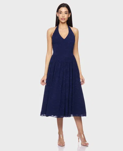Alex & Sophia Juniors' Halter Midi Dress