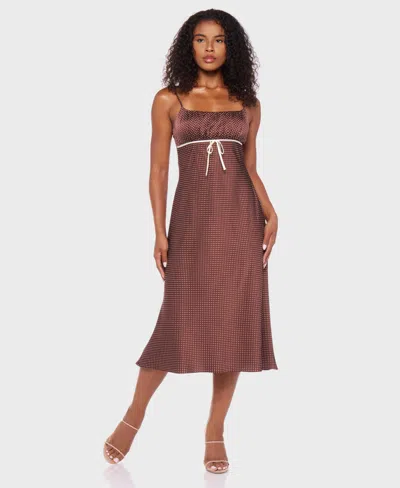 Alex & Sophia Juniors' Sleeveless Scoop Neck Midi Dress