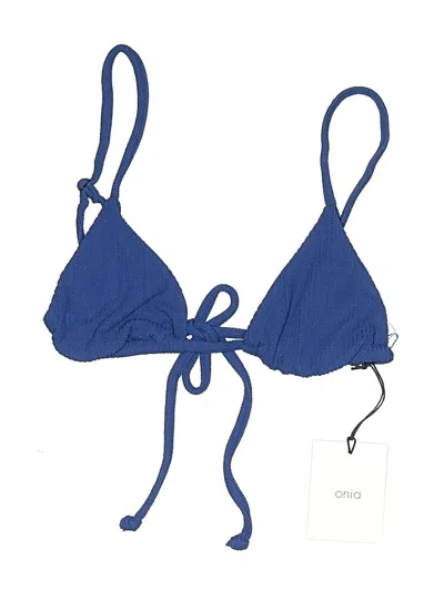 Alex & Sophia Swimsuit Top Blue Swimwear