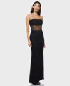 Alex & Sophia Women's Sleeveless Maxi Dress In Black