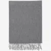 Alex Begg Cashmere Scarf In Grey