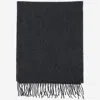 Alex Begg Cashmere Scarf In Grey