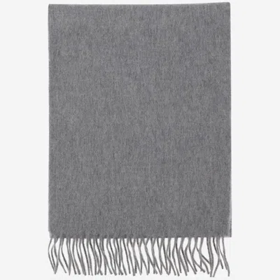 Alex Begg Cashmere Scarf In Grey