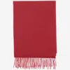 Alex Begg Cashmere Scarf In Red