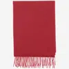 Alex Begg Cashmere Scarf In Red