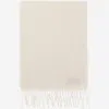 Alex Begg Cashmere Scarf In White