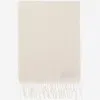 Alex Begg Cashmere Scarf In White