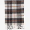 Alex Begg Cashmere Scarf With Check Pattern In Red