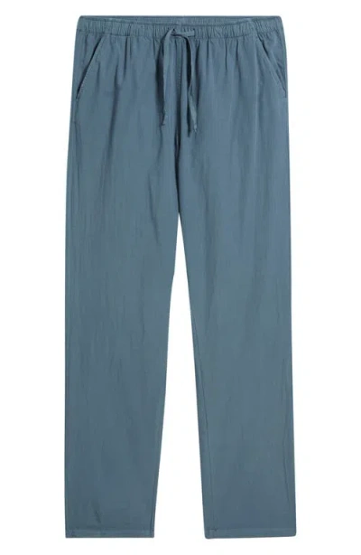Alex Crane  Air Organic Cotton Drawstring Pants In Blue