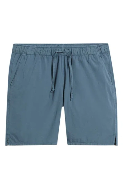 Alex Crane  Air Organic Cotton Drawstring Shorts In Blue