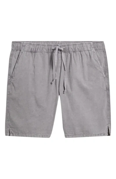 Alex Crane  Air Organic Cotton Drawstring Shorts In Gray