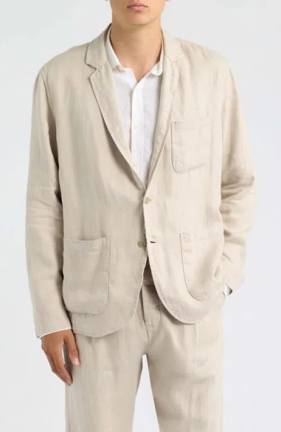 Alex Crane  Alta Linen Blazer In Neutral