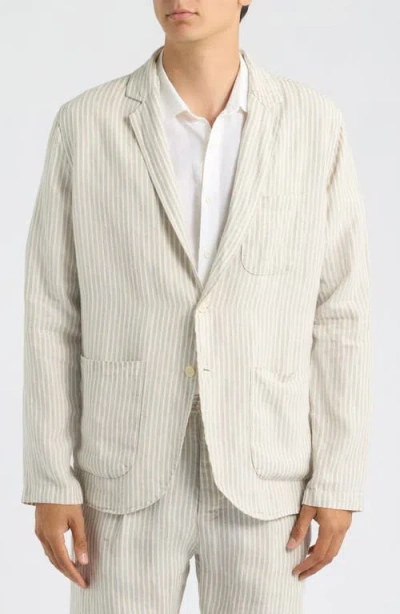 Alex Crane  Alta Linen Blazer In White