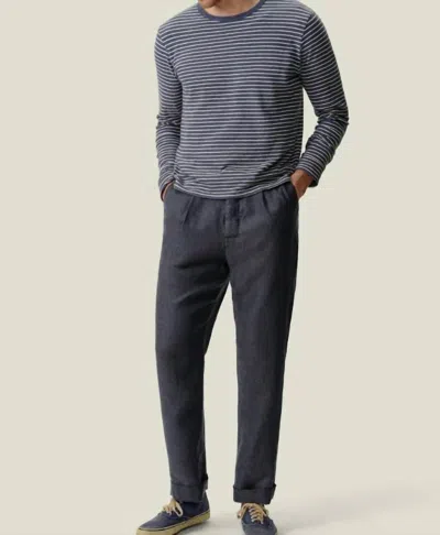 Alex Crane  Alta Twill Trousers In Indigo In Gray