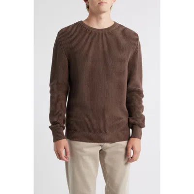 Alex Crane  Bay Organic Cotton Sweater In Brown