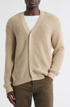 Alex Crane  Bay Organic Cotton V-neck Cardigan In Neutral