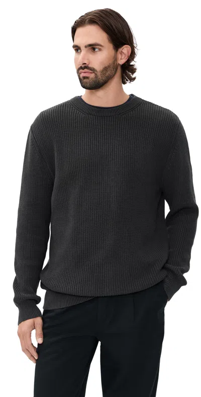 Alex Crane  Bay Sweater Ink In Black