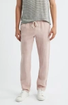 Alex Crane  Bo Linen Drawstring Pants In Pink