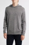 Alex Crane  Campo Hooded Merino Wool Sweater In Gray
