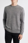 Alex Crane  Campo Merino Wool Crewneck Sweater In Gray