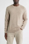 Alex Crane  Campo Merino Wool Crewneck Sweater In Neutral