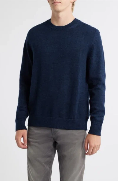 Alex Crane  Campo Merino Wool Crewneck Sweater In Blue