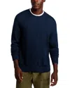 Alex Crane  Campo Wool Crewneck Sweater In Indigo