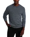 Alex Crane  Campo Wool Crewneck Sweater In Indigo Lines