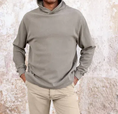Alex Crane  Caza Long Sleeve Hoodie In Clay In Gray