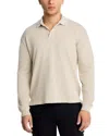 Alex Crane  Caza Long Sleeve Polo Shirt In Neutral