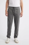 Alex Crane  Caza Organic Cotton Drawstring Waist Pants In Gray
