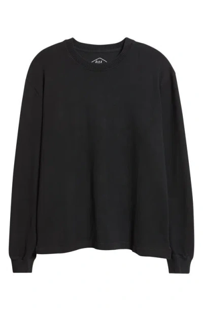 Alex Crane  Caza Rib Organic Cotton Sweatshirt In Black